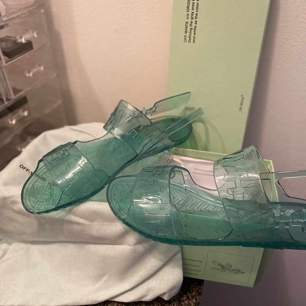 Off white sandals
